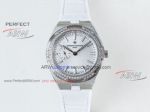 Perfect Replica Vacheron Constantin Overseas 36mm Ladies Watch With White Diamond Bezel 